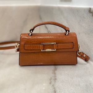 Zara croc-effect purse